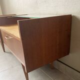 Vintage chest of drawers / sideboard from the 50s in golden oak