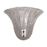 Murano glass shell wall lamp