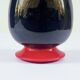 Black and red Murano glass vase by Nason & Moretti, Art Deco carafe