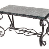 Wrought iron coffee table