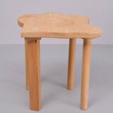 Solid Pine Stool by Era Herbstb 1980s Germany