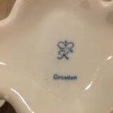 Ancient candlestick two porcelain branch