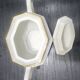Vintage sugar bowl genuine Limoges porcelain white with gold L&F.