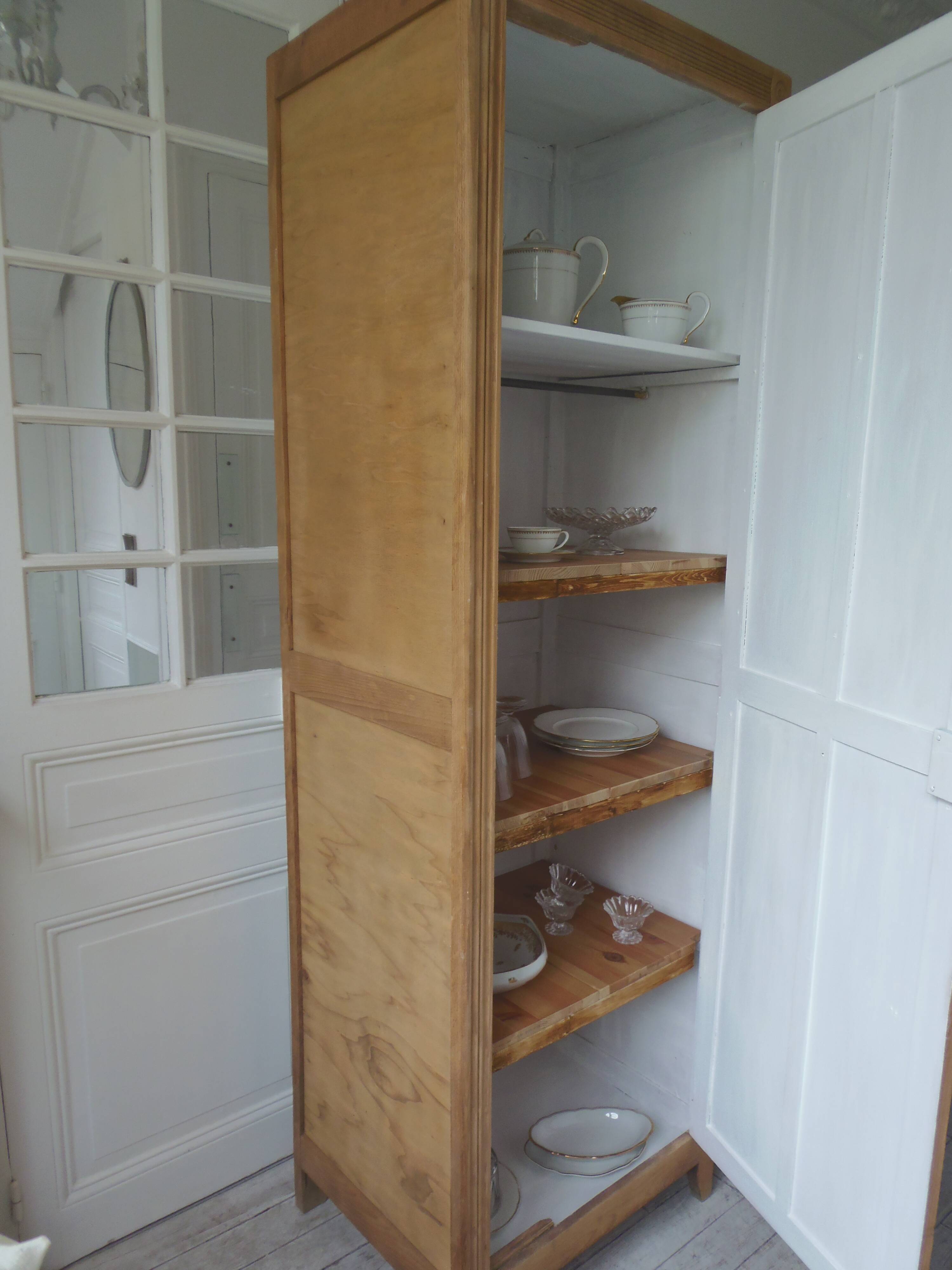 Wardrobe, vintage Parisian dresser has been completely sanded and waxed.