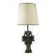 19th century cast iron bath lamp