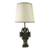 19th century cast iron bath lamp