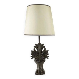 19th century cast iron bath lamp