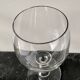 Old crystal stemmed glass vase