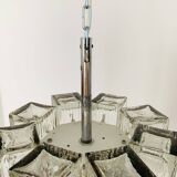 Large Crystal Glass Chandelier by Doria