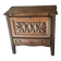 Small storage cabinet in carved oak – circa 1930