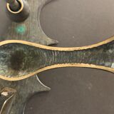 Porte pipe en bronze et laiton, 1950