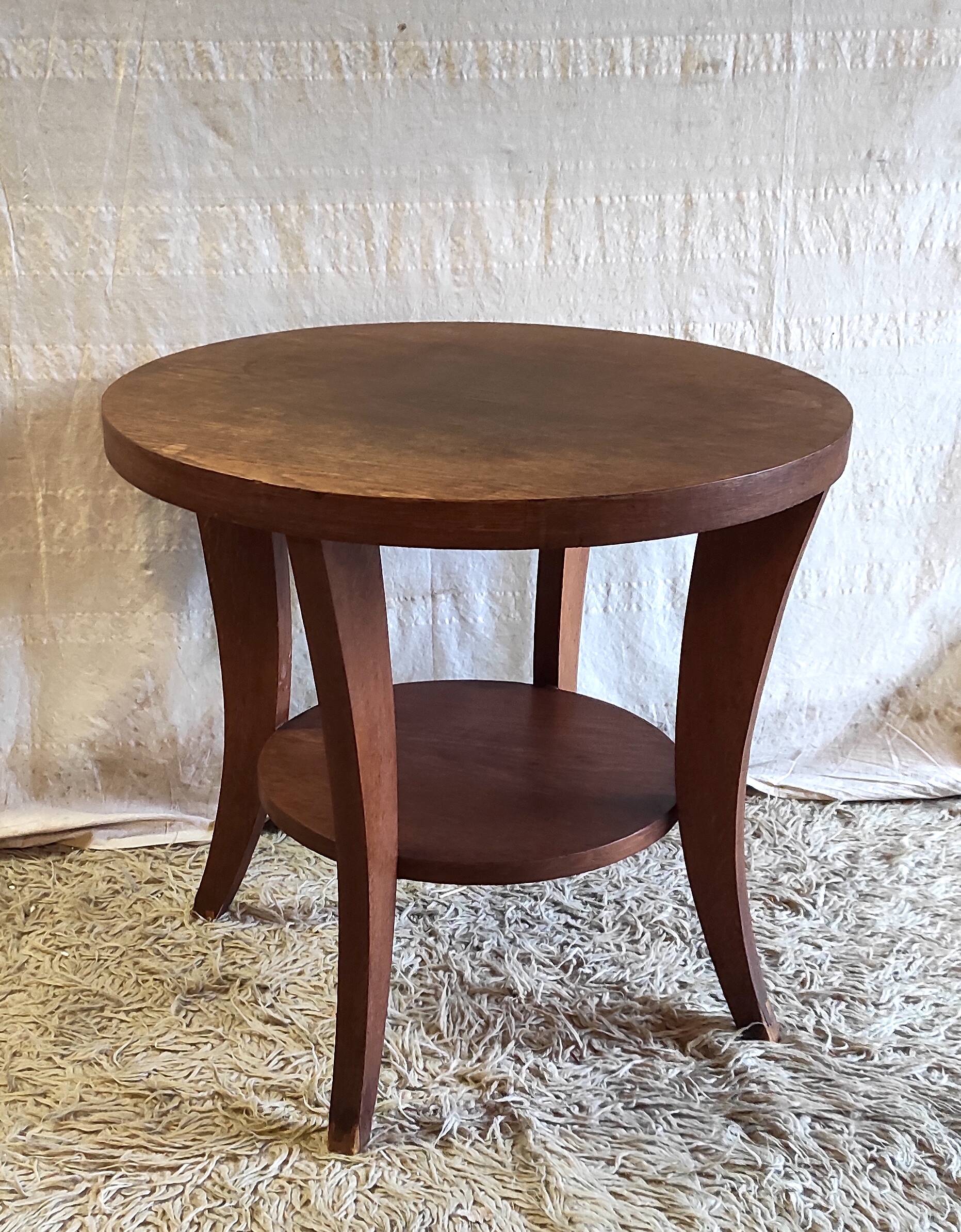Art Deco oak coffee table - 1930s/40s