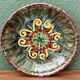 Quimper earthenware dish, HB, signed René Quillivic