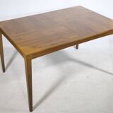 Extendable Walnut Dining Table by Hartmut Lohmeyer for Wilkhahn, 1960s