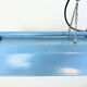 Lampe tube suspendue industrielle bleue de polam gdansk, 1970s