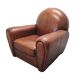 Art Deco style sheepskin armchair, early 21st century
