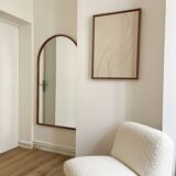 Tableau relief beige
