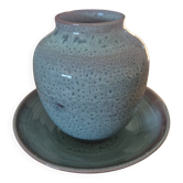 Workshop set in glazed stoneware by Antonio LAMPECCO (Maredsous Abbey)