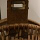 Vintage 70s wicker shopping basket