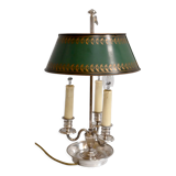 White metal bouillotte lamp, empire style – early twentieth century