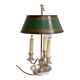 White metal bouillotte lamp, empire style – early twentieth century