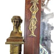 miroir sur pied en  acajou style empire
