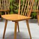 Set of 4 country-style bistro chairs farmhouse chalet 1960 vintage