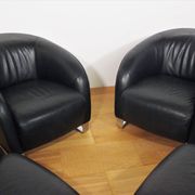 Fauteuils Liz de Natuzzi, années 2000, ensemble de 4