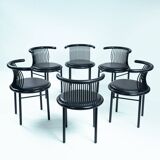 Lubke circo chairs by herbert ohl, 1980s, set of 6