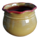 Planter, glazed terracotta flower pot, Provençal pottery