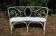 Banquette de jardin en fer forgé