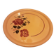 1940s floral earthenware dessert dish