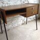 Bureau pieds métal noirs vintage