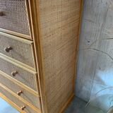 Rattan dresser