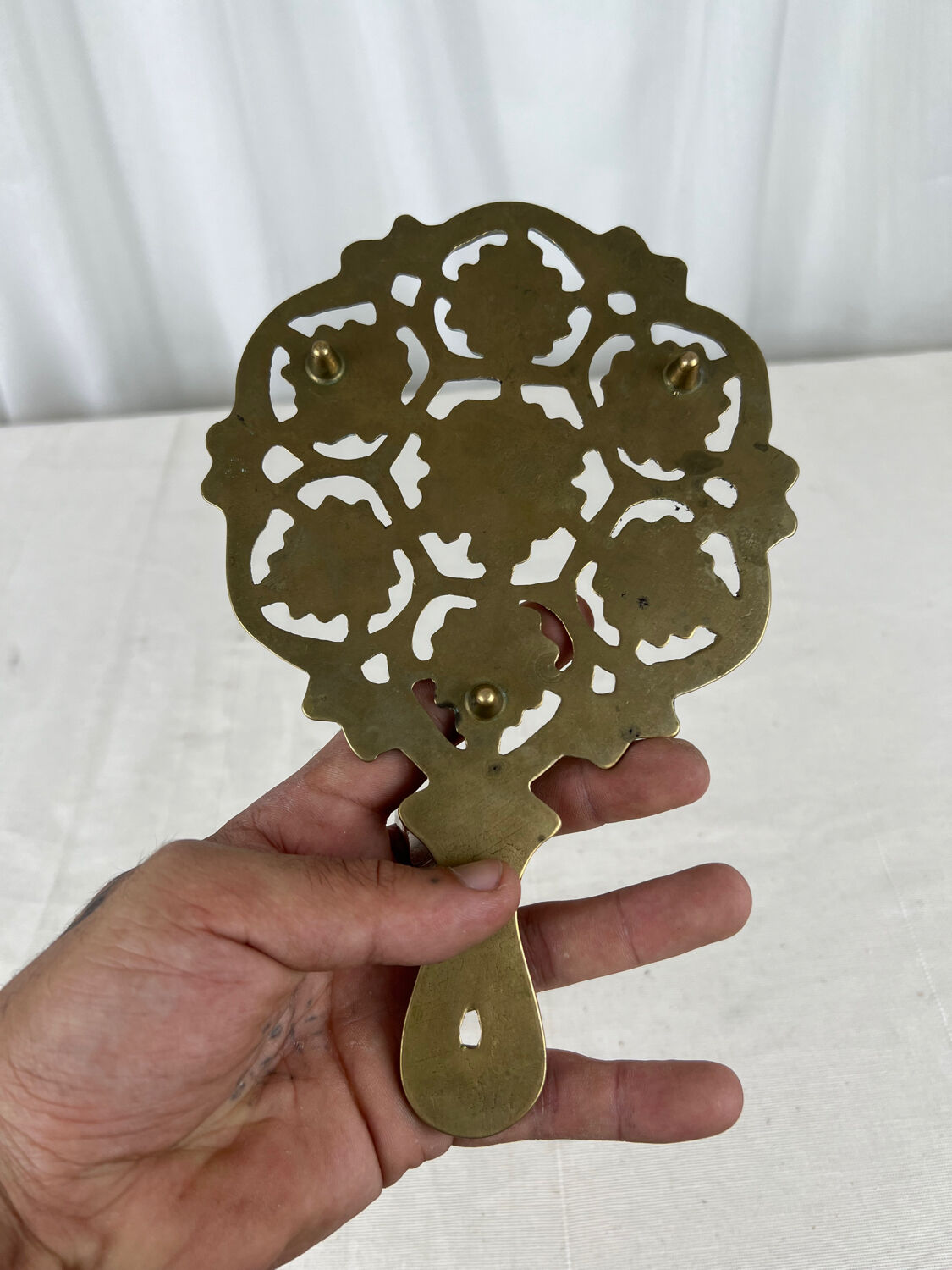 Brass trivet