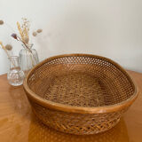 Vintage wicker basket