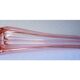 Art deco pink glass vase