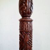 Old carved wooden church desk