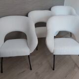 A set of four armchairs, Poland, 1960s