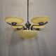 Art Deco Chandelier, Czechoslovakia, 1930s