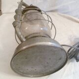 Vintage glass/metal storm lamp from the brand: rhewum germany