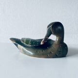 Large decorative wooden duck