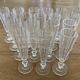 16 crystal champagne flutes