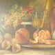 Nature morte sur toile
