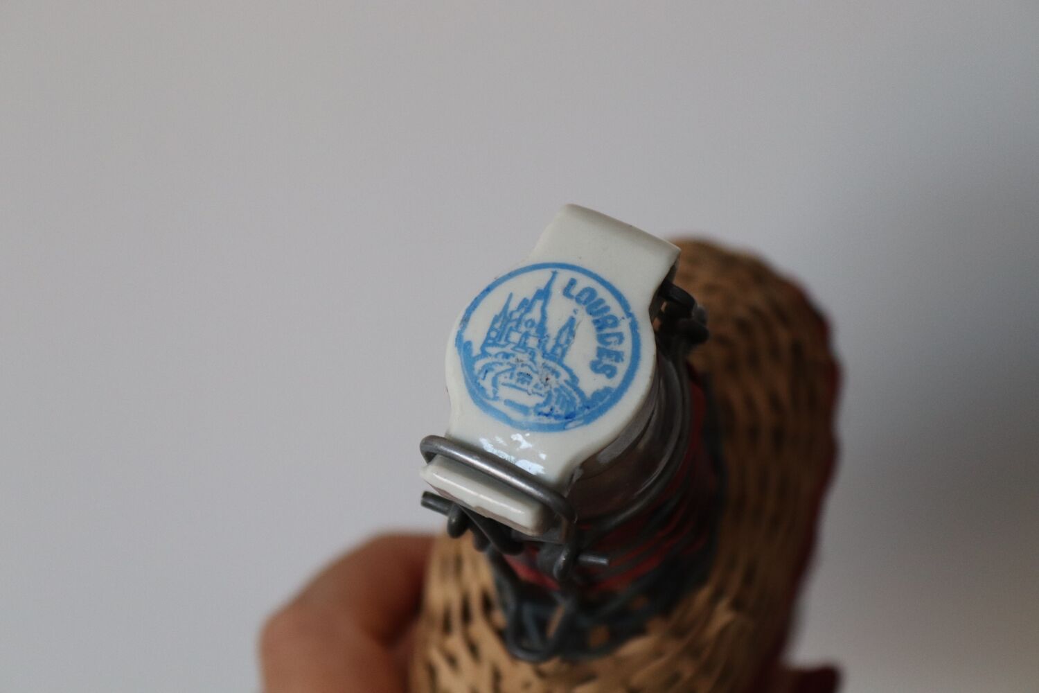 Heavy water wicker bottle