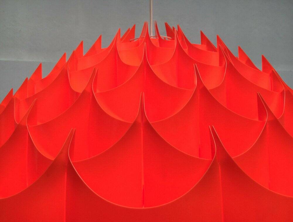 Suspension Rhythmik mid-century by Milanda Havlova for Vest Leuchten, Austria, 1960s.