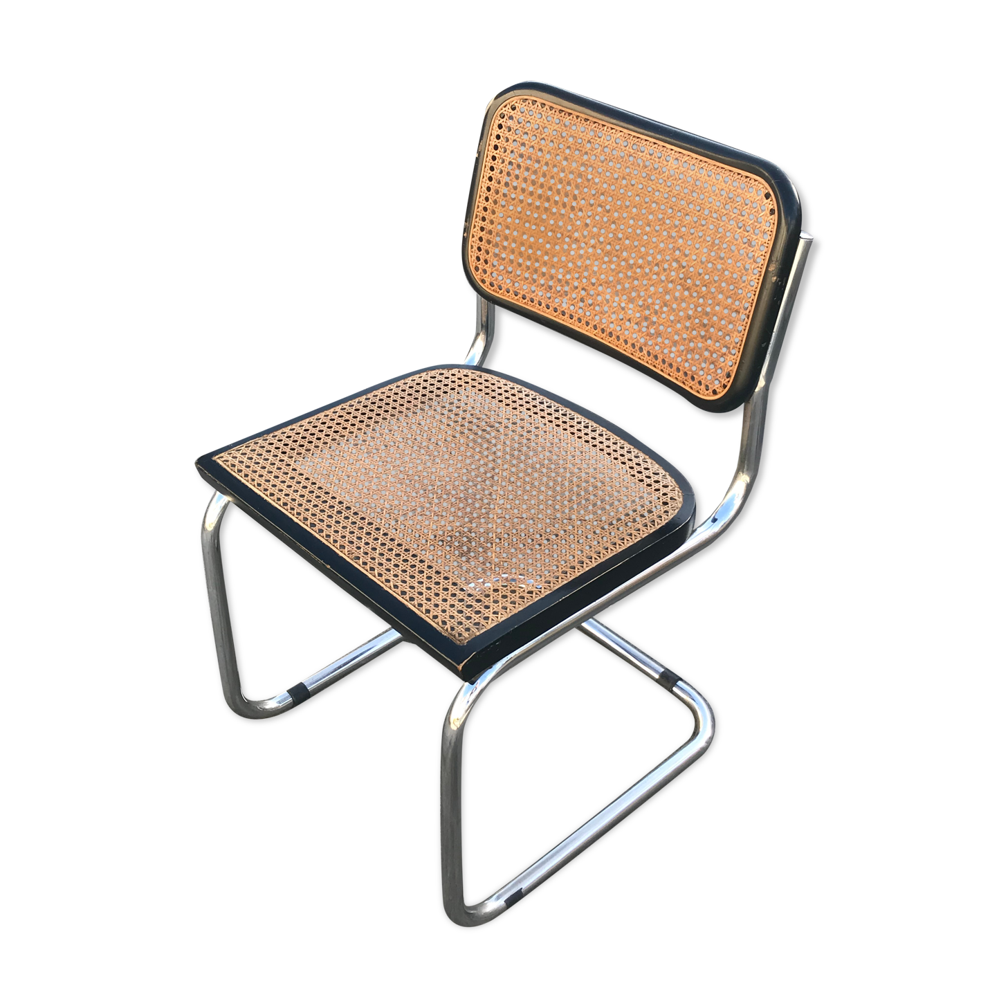 Chaise cesca noire b32 de Marcel Breuer 1970