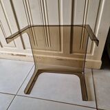 Smoked plexiglass coffee table 70'