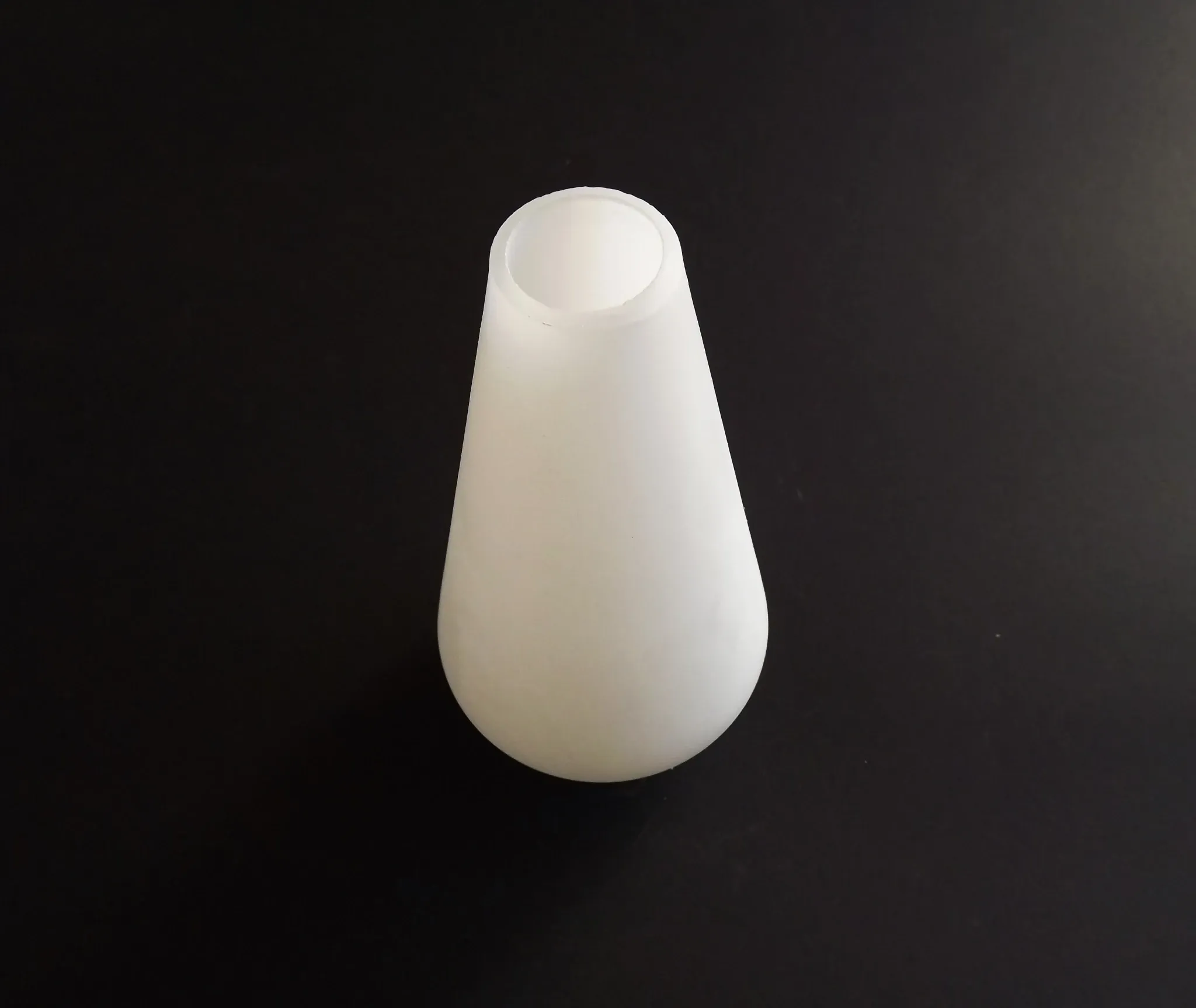 Pair Vintage Opaque White Glass Replacement Shades Chandeliers/Wall Lights