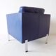 De Sede DS118 pair of blue leather club chairs